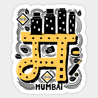 Mmmm Mumbai City Hindi Sticker